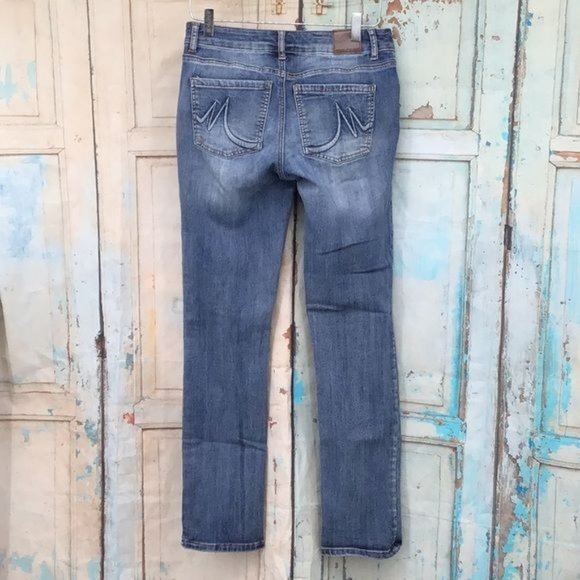 Maurice Womans 2R Blue Jeans FLAW Mid Low Rise - Picture 6 of 8